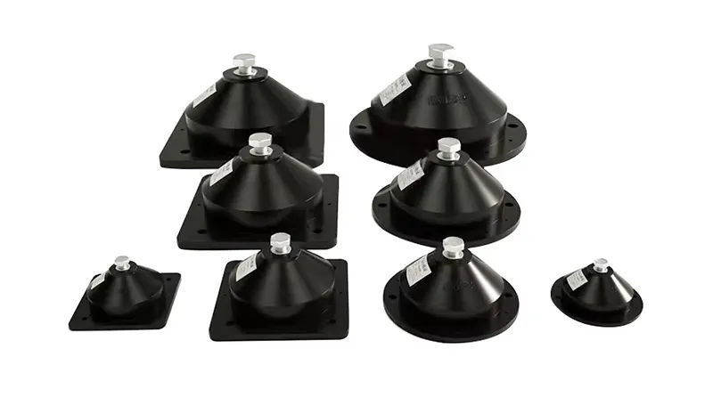 Bowl-shaped shock absorber