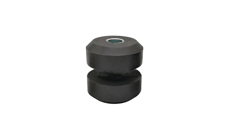 Split-type rubber shock absorber