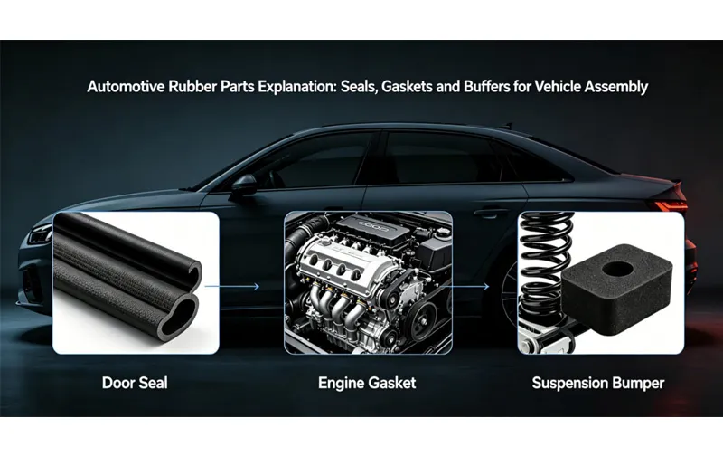 Automotive Rubber Parts Overview: Seals, Gaskets, Bumpers for Vehicle Assembly